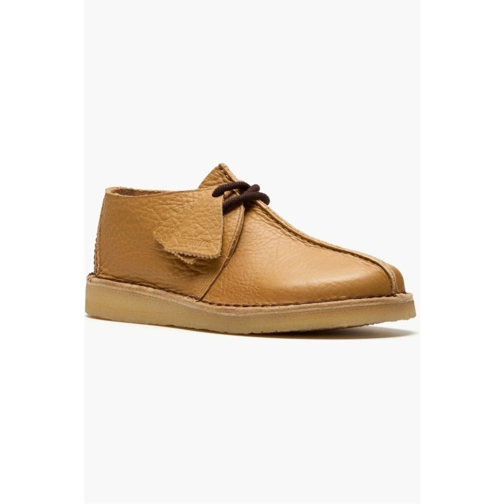 Clarks Mens Desert Trek Chukka Boots Curry Leather Rubber Crepe Sole 13 NEW $170